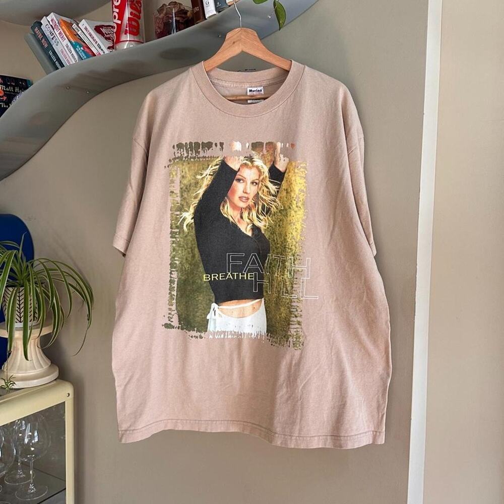 Vintage 1998 Faith Hill Breathless Tour Shirt